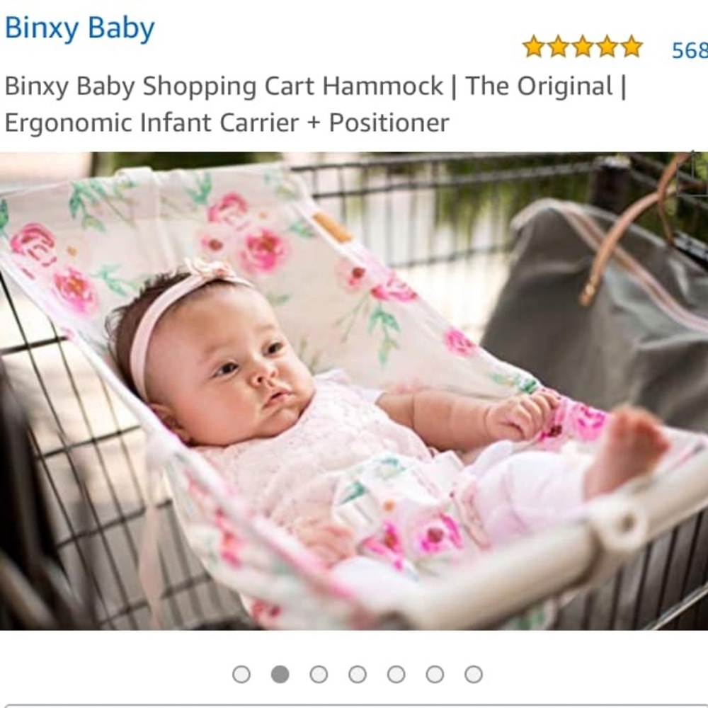 NWOT Binxy Baby shopping cart positioner